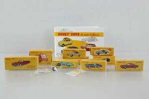 PARTI med modellbilar, 8 st, Dinky Toys, modern produktion