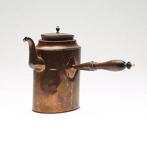 KAFFEKANNA, koppar, sengustaviansk, 1800-talets början.