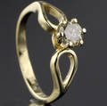 Solitaire ring ca. 0.45 ct.