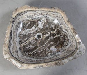 Unika Vask udhugget i Onyx