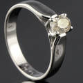 Solitaire ring ca. 0.60 ct.
