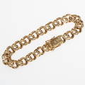 ARMBAND BISMARCK, 18k guld, vikt ca 33,6 gr.