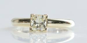 Diamantring, ca. 0.70 ct.