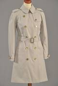 Burberry dobbeltradet trenchcoat m messing knapper. Str. 34Engelsk str. 6.
