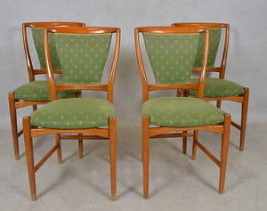 STOLAR, 4 stycken, David Rosén, NK, 1900-talets mitt.