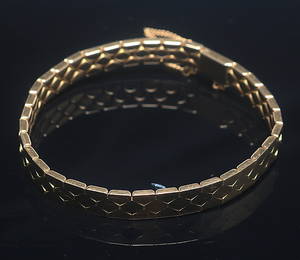 ARMBAND, guld 14 K,vikt 25,61 gram.