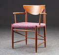 Peter Hvidt  Orla Mølgaard-Nielsen.ArmStol model 316, teak