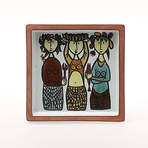 FAT, fajans, Karneval Stig Lindberg, Gustavsberg.