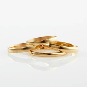 Vigselringar 18 k guld
