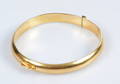 STEL ARMRING, 18k guld, vikt ca 13,8 gr.