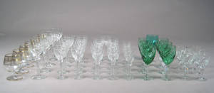 Glasbesætning bla Ulla glas 52