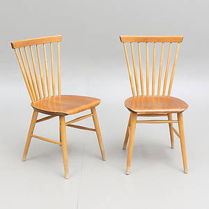 PINNSTOLAR, ett par, 1900-talets mitt.