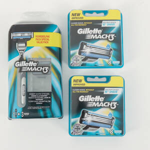 RAKHYVEL, RAKBLAD, Gillette Mach 3
