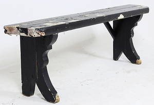 TRÄDGÅRDSBÄNK, 18001900-tal.