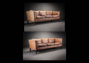 Dansk møbelproducent. To tre-pers. sofaer 2