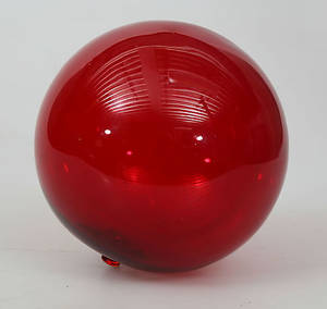 GLASKULAKARAFFPROPP, glas, möjligen Holmegaard.