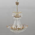 LJUSKRONA, för 6 ljus, empirestil, 1900-talets andra hälft.