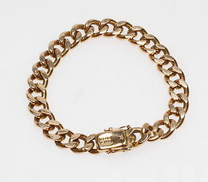 ARMBAND PANSAR, 18k guld, vikt ca 49 gr.
