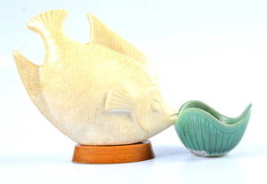 FIGURIN SAMT SKÅL, Gunnar Nylund, Rörstrand.