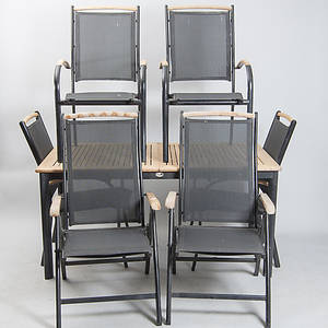 TRÄDGÅRDSGRUPP, trämetall, ATO design, 2000-tal.