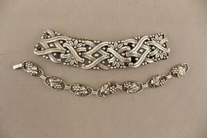 Armband i silver 2 st