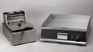 Industri pladesteger samt friture 2