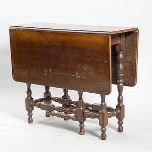 BORD MED KLAFFAR, mahogny, 1900-tal.