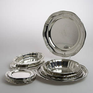 FAT SAMT SKÅLAR, 20 delar, nysilver.