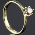 Solitaire ring ca. 0.47 ct.