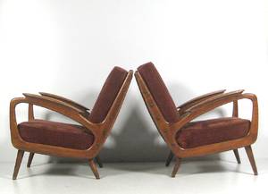 Organische Lounge Sessel der 1950er Jahre, Niederlande 2