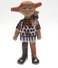 FIGURIN, stengods, Pippi Långstrump, Lisa Larson, Gustavsberg.