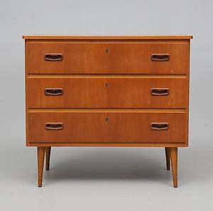 BYRÅ, teak, 1960-tal.