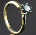 Solitaire ring ca. 0.76 ct.