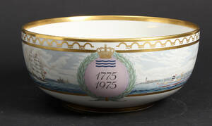 Royal Copenhagen. Jubilæumsbowle 1775-1975