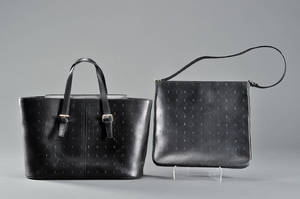 Ralph Lauren to tasker i sort læder 2