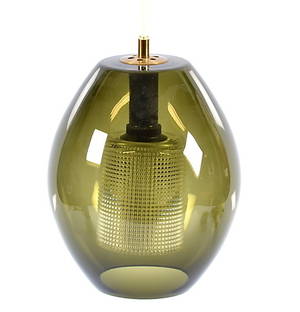 CARL FAGERLUND. Taklampa, glas. Orrefors.