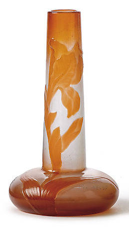 ENGHALSVASE, Emile Gallé, Nancy - um 1897.