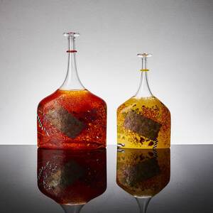 Konstglas, 2 delar