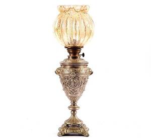 BORDSFOTOGENLAMPA, glasmetall, 181900-tal.