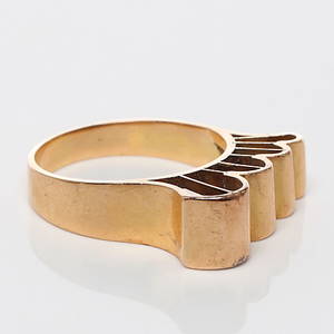 RING, 18k guld, Oskar Fröbergs Eftr Eriksson-Berg, Mariestad, 1946.