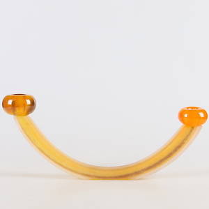 KONSTGLAS, ljusstake, Ebba von Wachenfeldt, Skeppsta hytta.