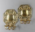 LJUSPLÅTAR, för 23 ljus vardera, 181900-tal.
