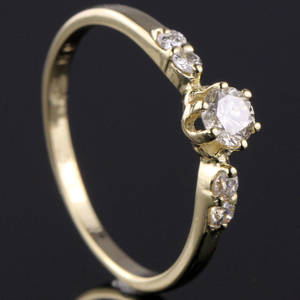 Brillant ring ca. 0.34 ct.