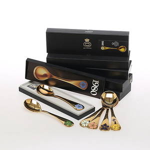 ÅRSSKEDAR, 6 st, sterlingsilver, Georg Jensen, Danmark.