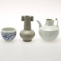 TEKANNA, VAS, SKÅL. Porslin, 1900-tal. Kina.