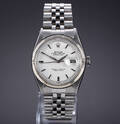Rolex Datejust. Vintage herreur i stål med sølvfarvet skive, ca. 1961 Denne vare er sat til omsalg under nyt varenummer 4591992