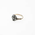 RING, 18ksilver med stenar, 1900-tal.