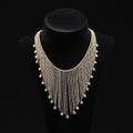 HALSBAND i 14K gulguld med 25 diamanter, 8,0 ct, totaltvikt 38,71 gram.