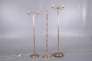 GOLVLAMPOR, 3 st, i metall.