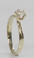 Solitairering, ca. 0.45 ct.